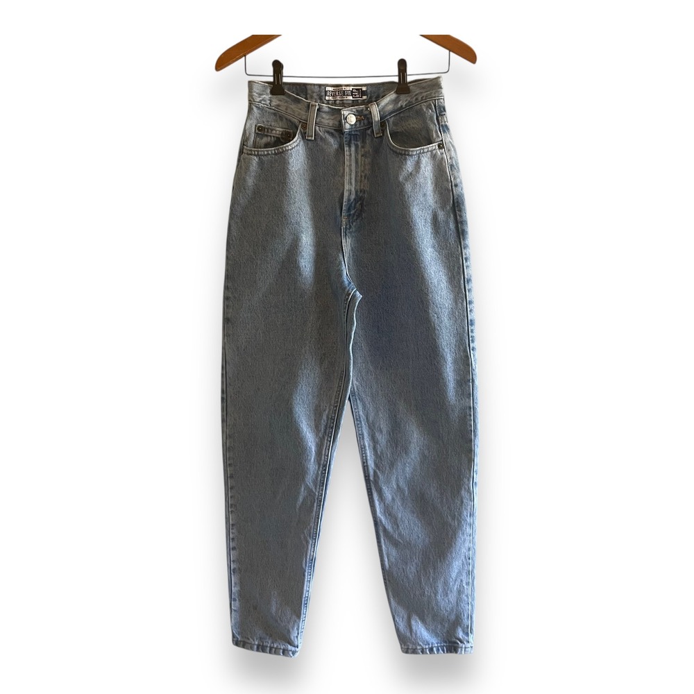 Vintage Gap Reverse Fit Jeans Light Wash High‎ Waisted Tapered Denim 90s 25 x 27
